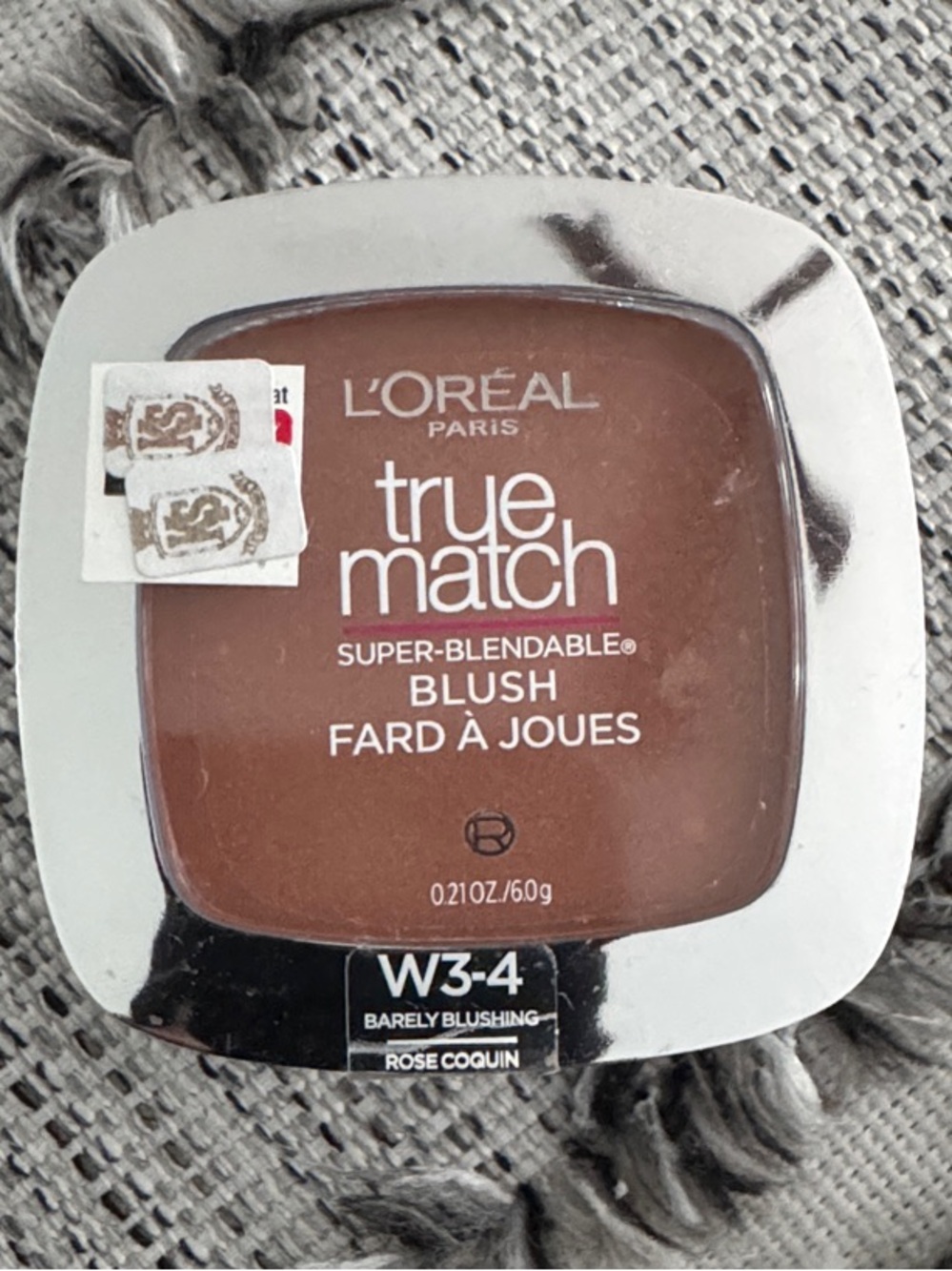 L'Oréal True Match Blush in Warm Brown-Pink (W3-4 Barely Blushing)